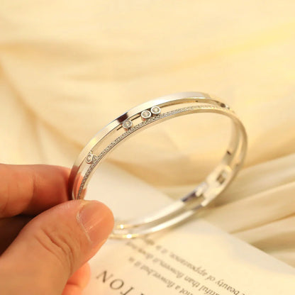 [⭐Veyra]Move Romane Diamond Bangle Bracelet