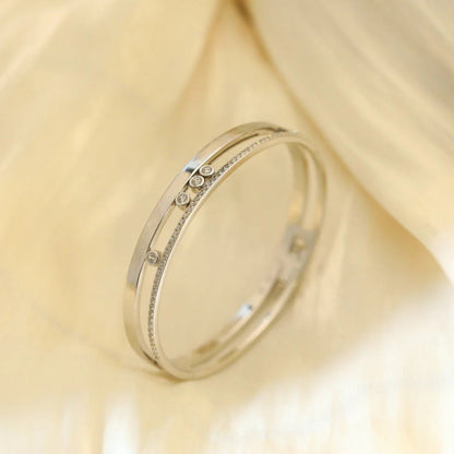 [⭐Veyra]Move Romane Diamond Bangle Bracelet
