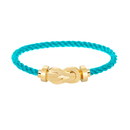 [⭐Veyra]CHANCE LARGE 8 FIGURE BUCKLE NO DIAMOND BRACELET GOLD