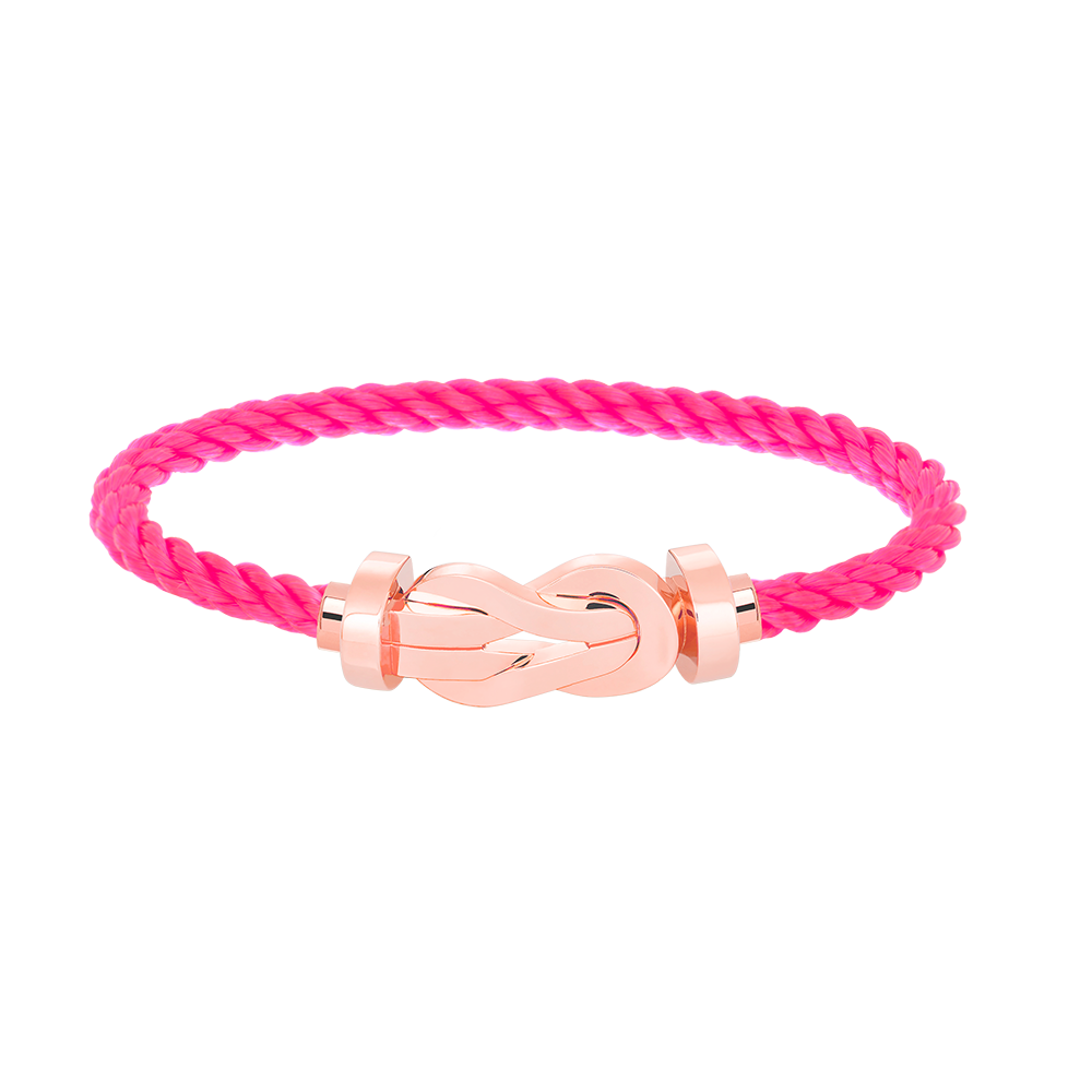 [⭐Veyra]CHANCE LARGE 8 FIGURE BUCKLE NO DIAMOND BRACELET ROSE GOLD