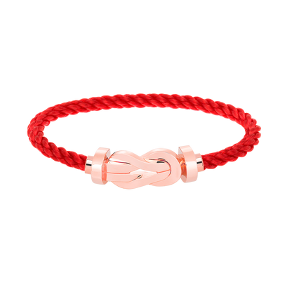 [⭐Veyra]CHANCE LARGE 8 FIGURE BUCKLE NO DIAMOND BRACELET ROSE GOLD
