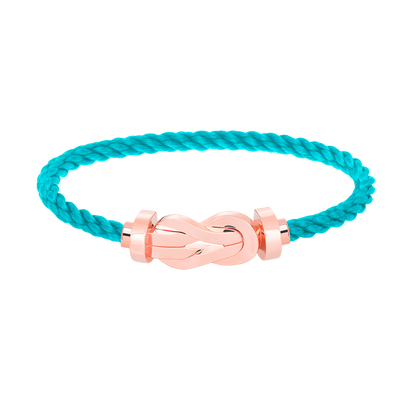 [⭐Veyra]CHANCE LARGE 8 FIGURE BUCKLE NO DIAMOND BRACELET ROSE GOLD