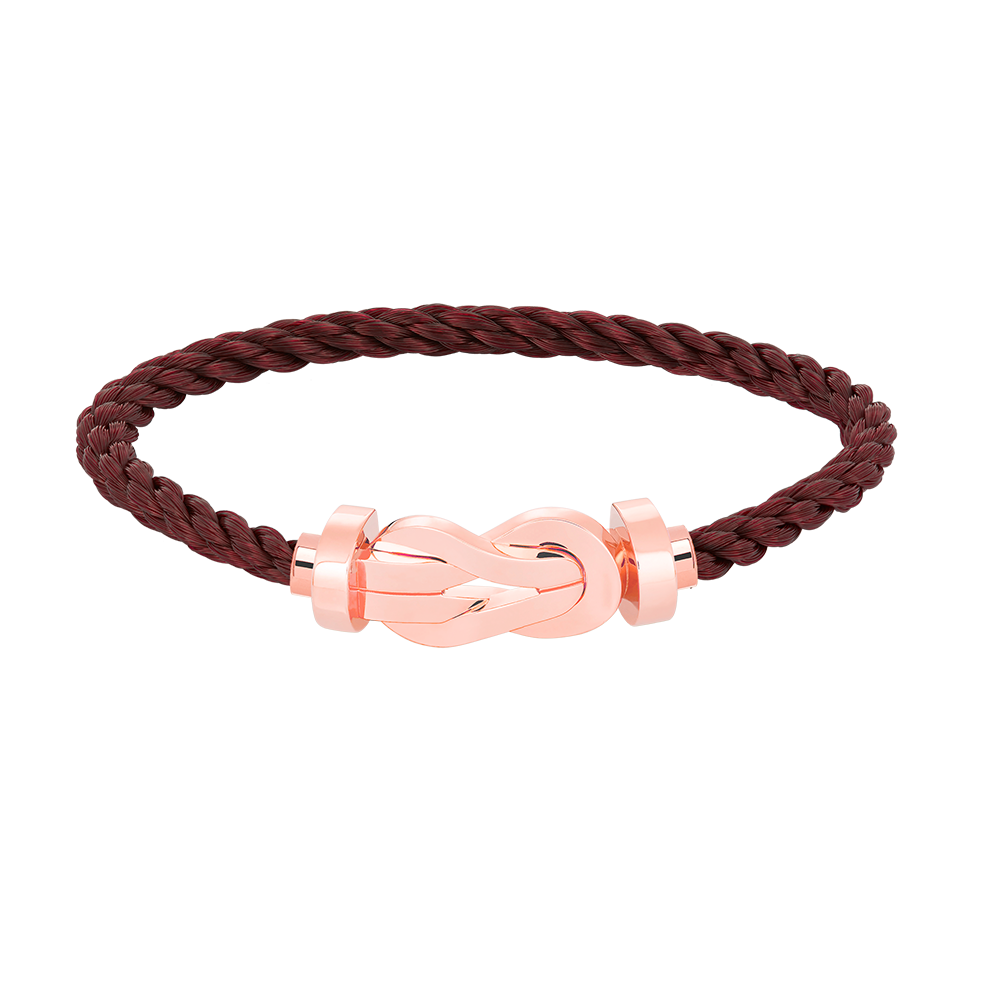 [⭐Veyra]CHANCE LARGE 8 FIGURE BUCKLE NO DIAMOND BRACELET ROSE GOLD