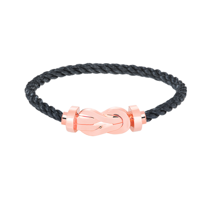 [⭐Veyra]CHANCE LARGE 8 FIGURE BUCKLE NO DIAMOND BRACELET ROSE GOLD