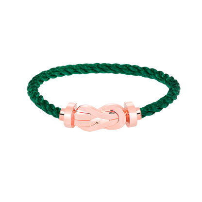 [⭐Veyra]CHANCE LARGE 8 FIGURE BUCKLE NO DIAMOND BRACELET ROSE GOLD