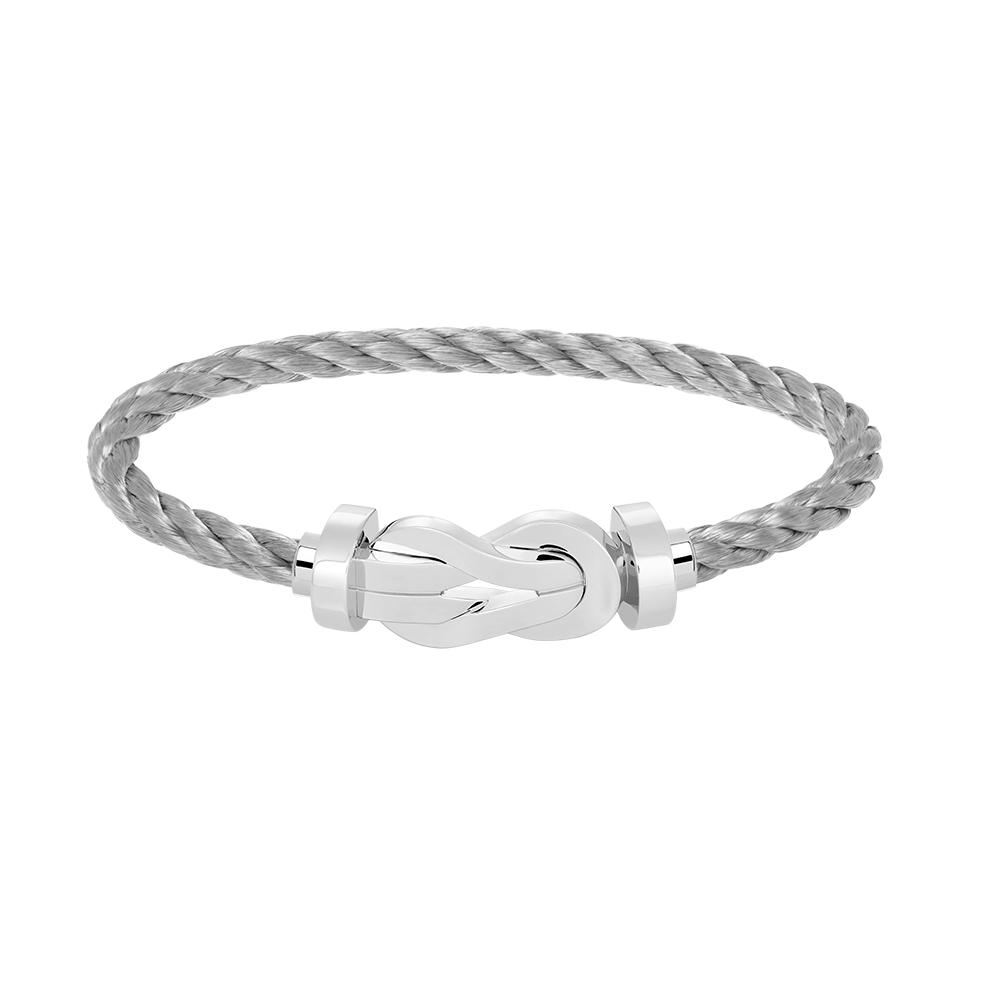 [⭐Veyra]CHANCE LARGE 8 FIGURE BUCKLE NO DIAMOND BRACELET SILVER
