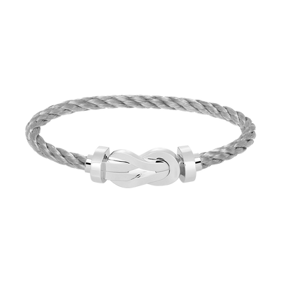 [⭐Veyra]CHANCE LARGE 8 FIGURE BUCKLE NO DIAMOND BRACELET SILVER