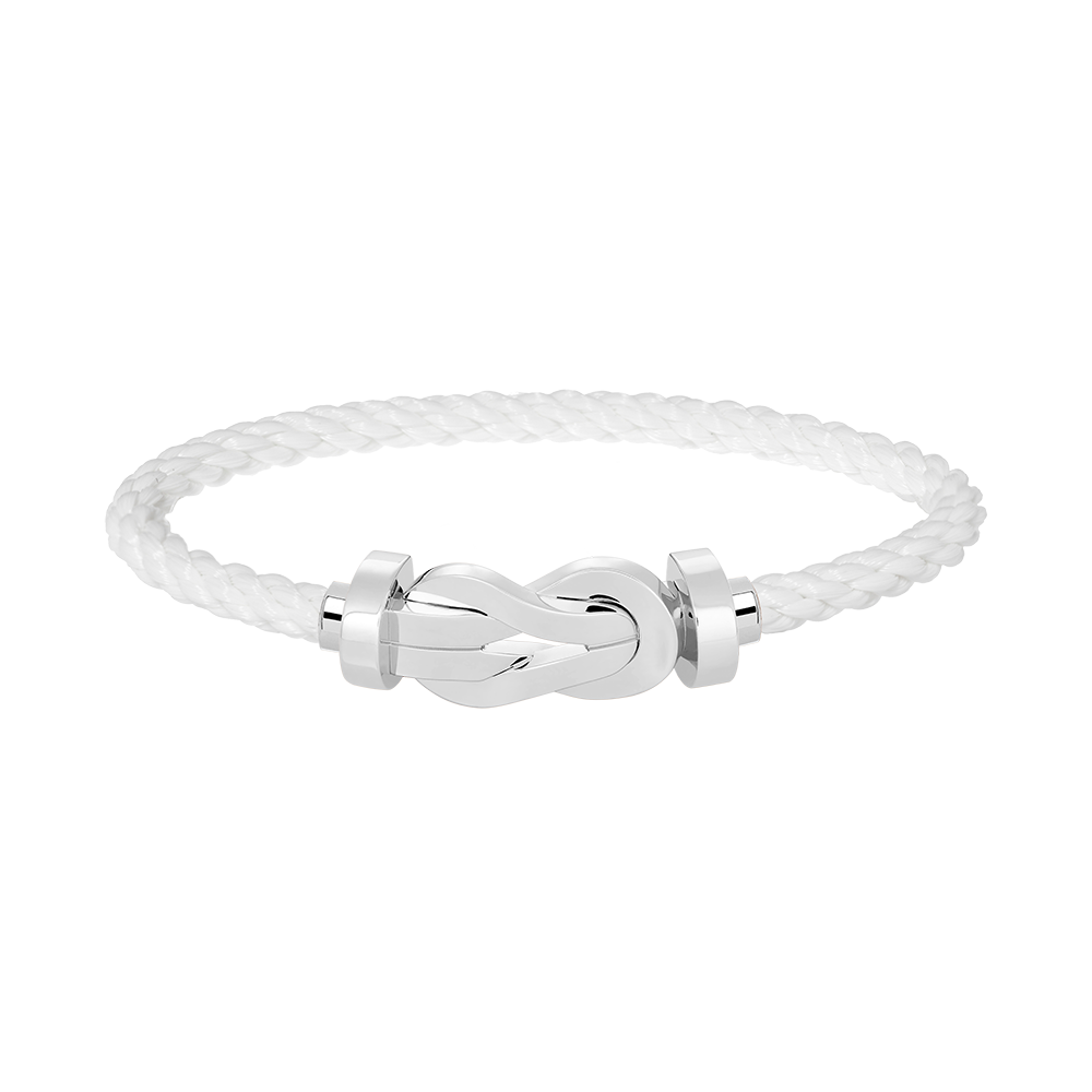 [⭐Veyra]CHANCE LARGE 8 FIGURE BUCKLE NO DIAMOND BRACELET SILVER