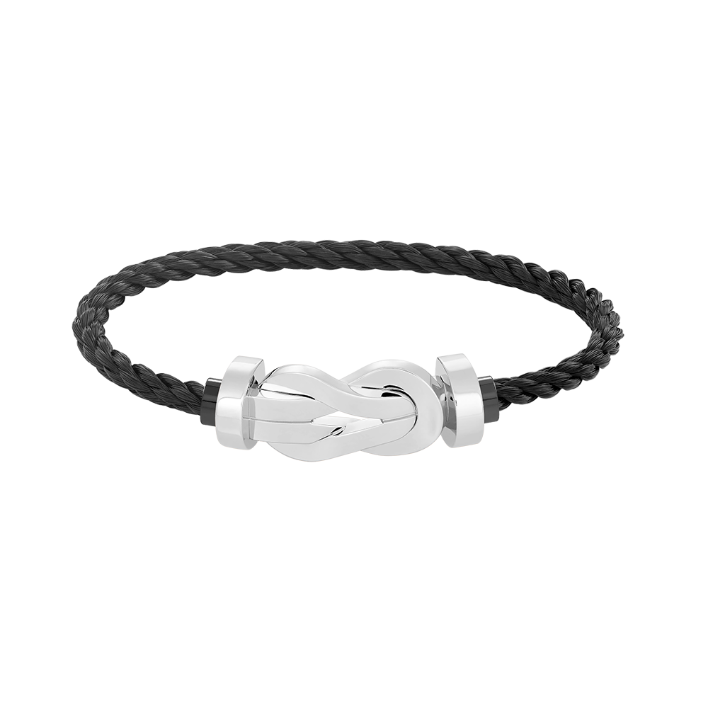 [⭐Veyra]CHANCE LARGE 8 FIGURE BUCKLE NO DIAMOND BRACELET SILVER