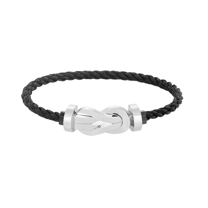 [⭐Veyra]CHANCE LARGE 8 FIGURE BUCKLE NO DIAMOND BRACELET SILVER
