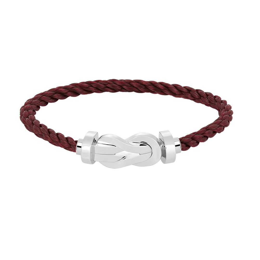 [⭐Veyra]CHANCE LARGE 8 FIGURE BUCKLE NO DIAMOND BRACELET SILVER
