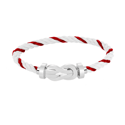 [⭐Veyra]CHANCE LARGE 8 FIGURE BUCKLE NO DIAMOND BRACELET SILVER