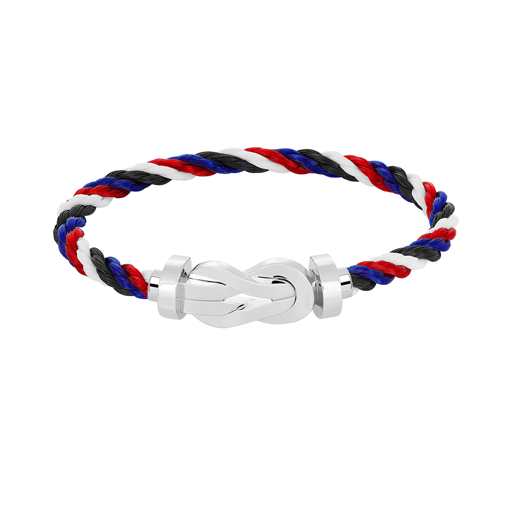 [⭐Veyra]CHANCE LARGE 8 FIGURE BUCKLE NO DIAMOND BRACELET SILVER