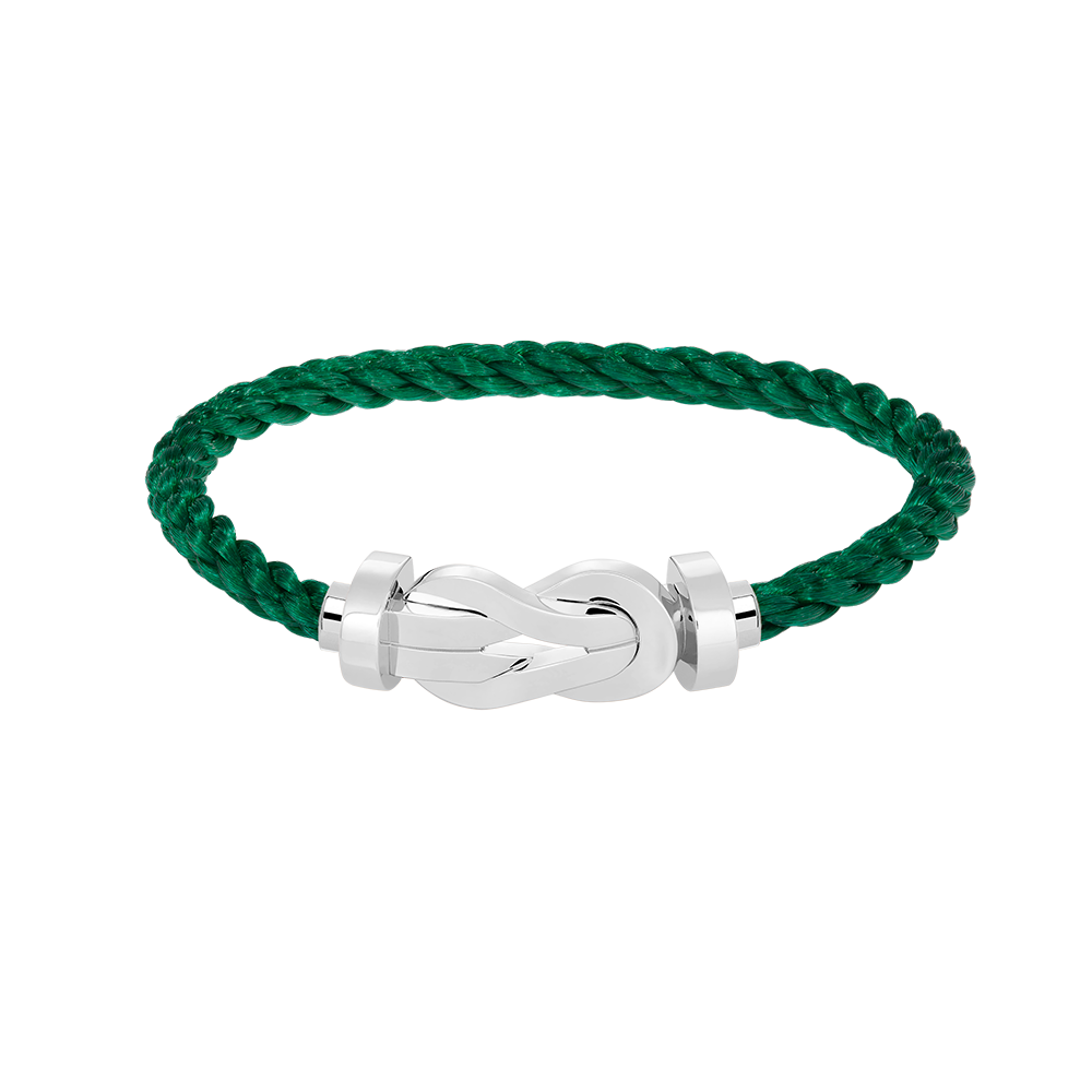 [⭐Veyra]CHANCE LARGE 8 FIGURE BUCKLE NO DIAMOND BRACELET SILVER
