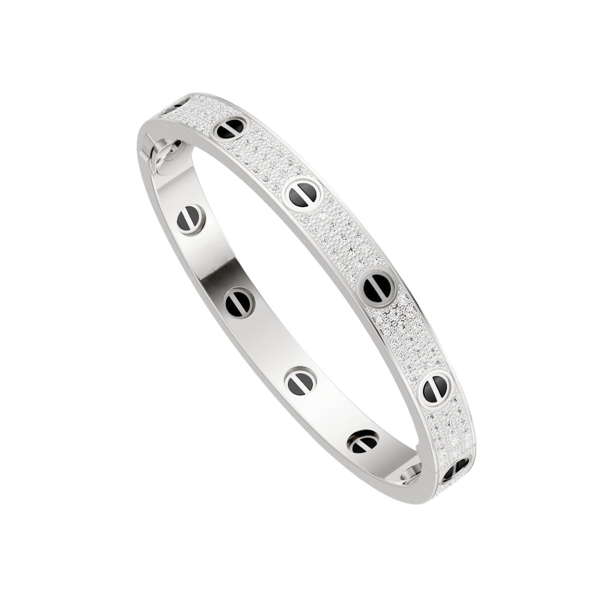 [⭐Veyra]LOVE BRACELET 6.1MM DIAMOND-PAVED CERAMIC