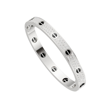 [⭐Veyra]LOVE BRACELET 6.1MM DIAMOND-PAVED CERAMIC