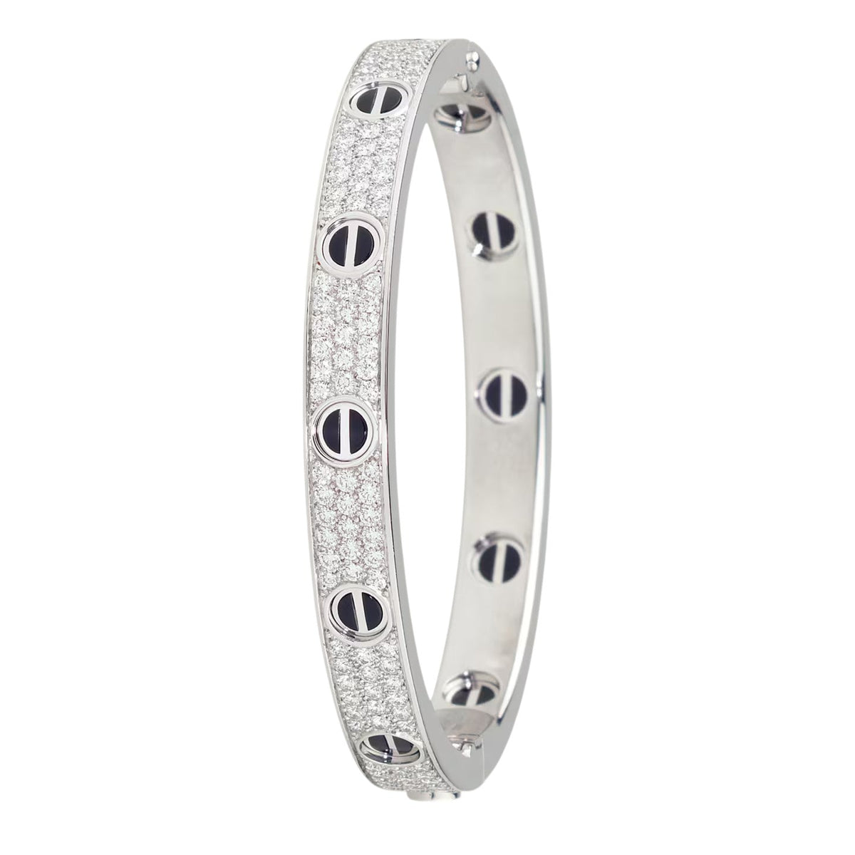 [⭐Veyra]LOVE BRACELET 6.1MM DIAMOND-PAVED CERAMIC