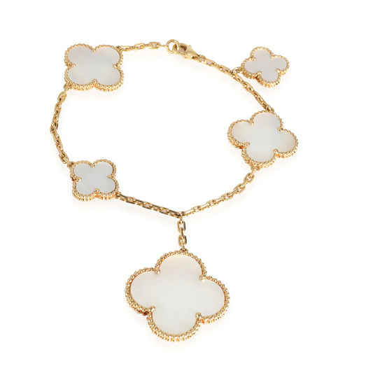 [⭐Veyra]MAGIC CLOVER MOP GOLD BRACELET 5 MOTIFS