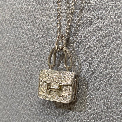 [⭐Veyra]CONSTANCE PEDANT DIAMOND NECKLACE