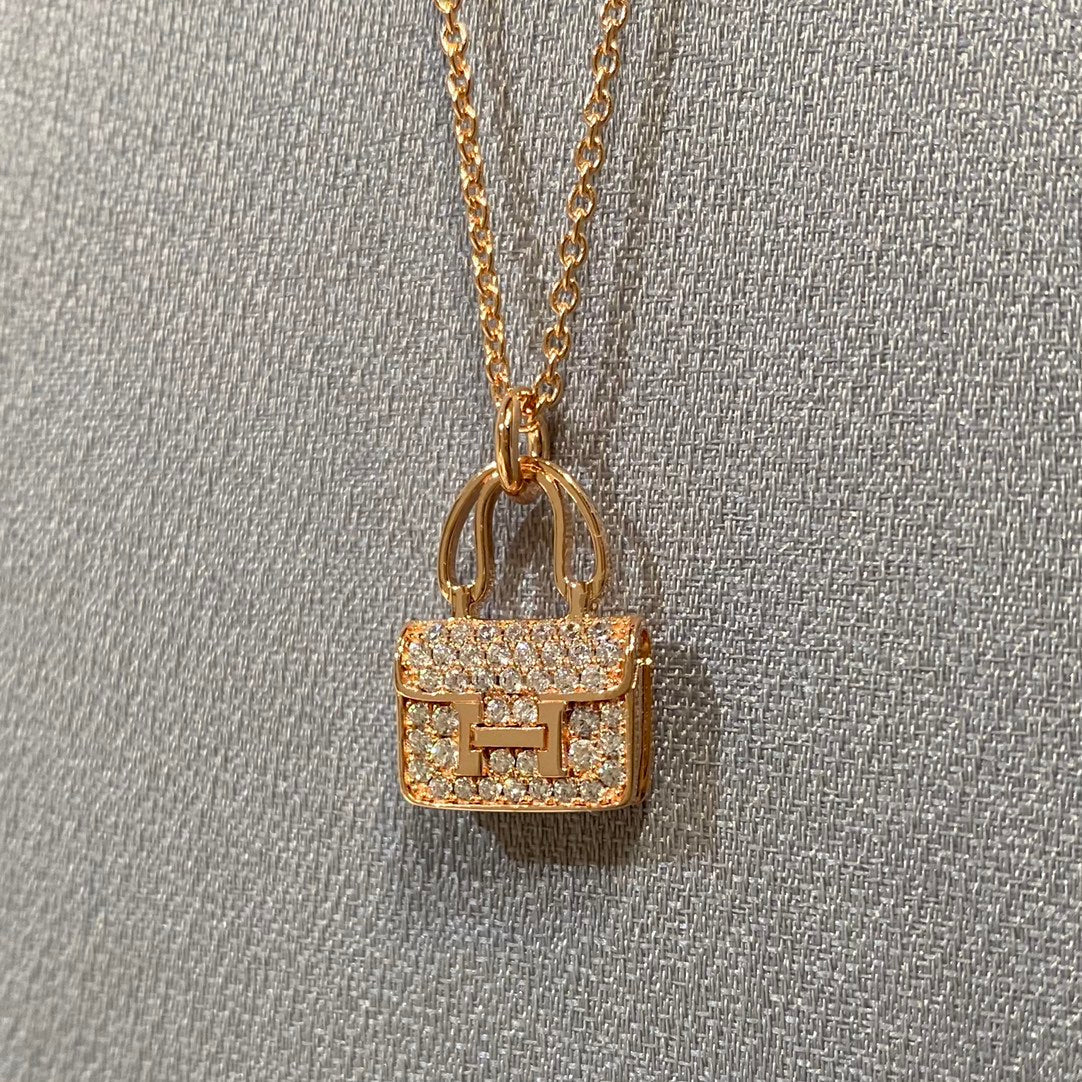 [⭐Veyra]CONSTANCE PEDANT DIAMOND NECKLACE