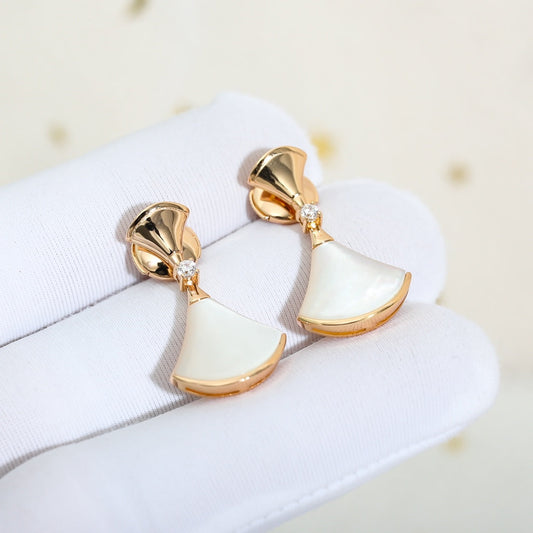[⭐Veyra]DREAM MOP PINK GOLD EARRINGS