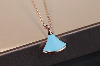 [⭐Veyra]DREAM NECKLACE TURQUOISE PINK GOLD
