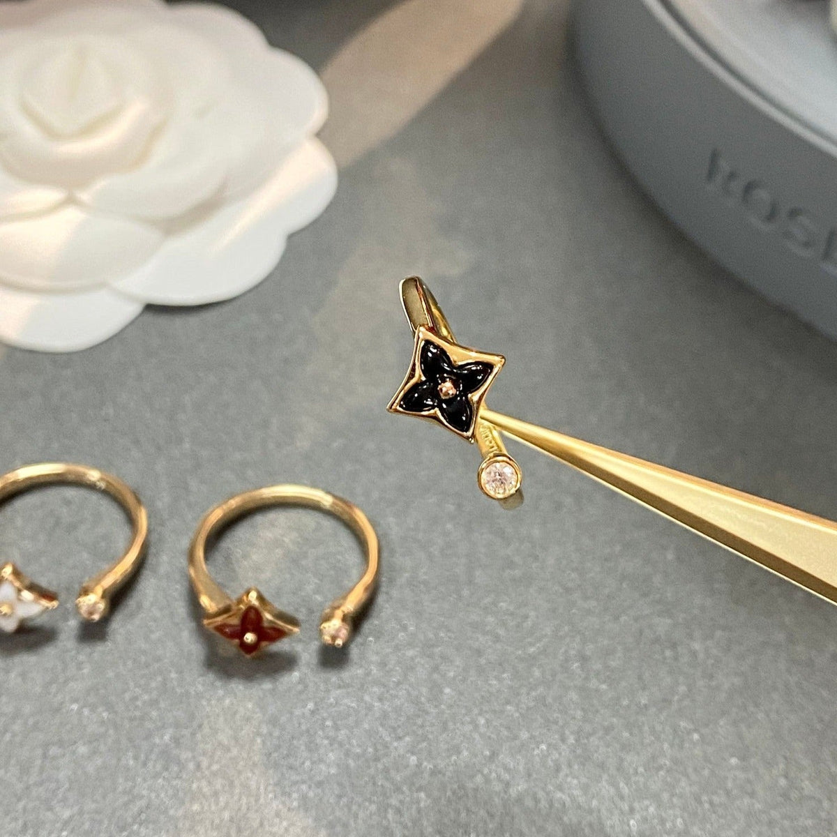 [⭐Veyra]STAR 1 DIAMOND OPEN RING