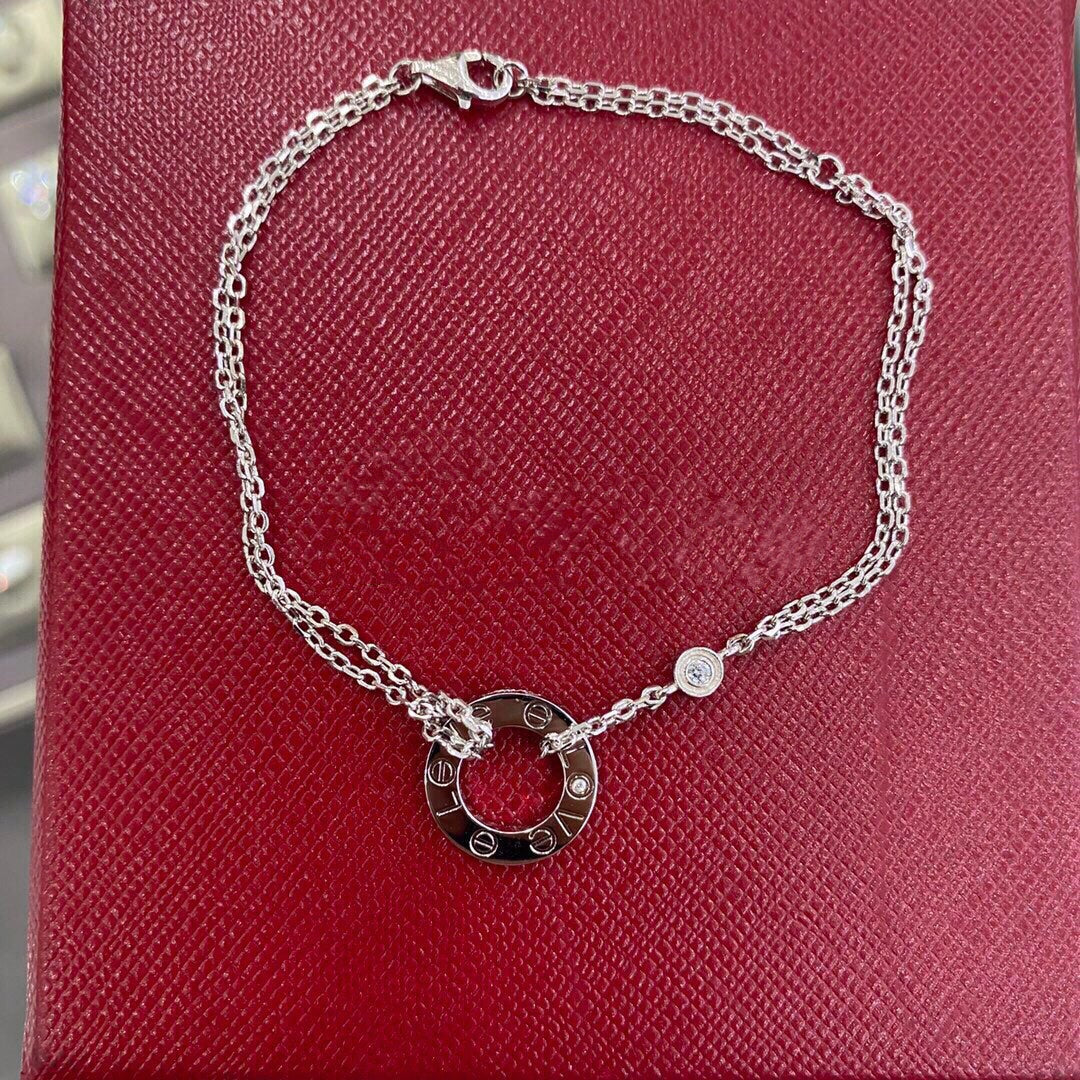 [⭐Veyra]LOVE BRACELET 2 DIAMOND