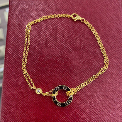 [⭐Veyra]LOVE BRACELET 2 DIAMOND
