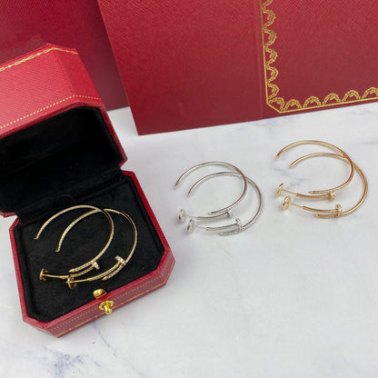 [⭐Veyra]JUSTE EARRINGS FULL DIAMONDS 1.8MM