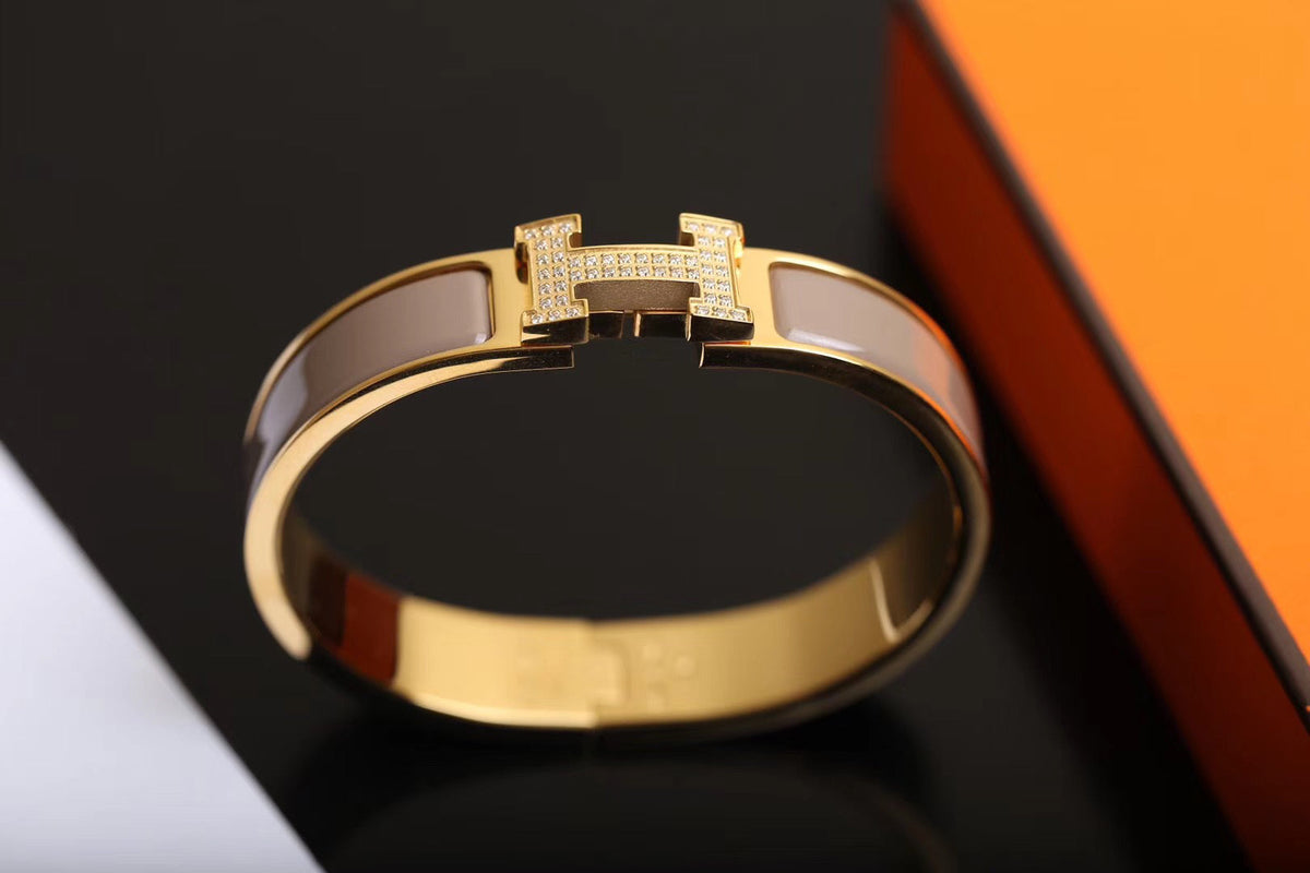 [⭐Veyra]H BRACELET GOLD DIAMOND