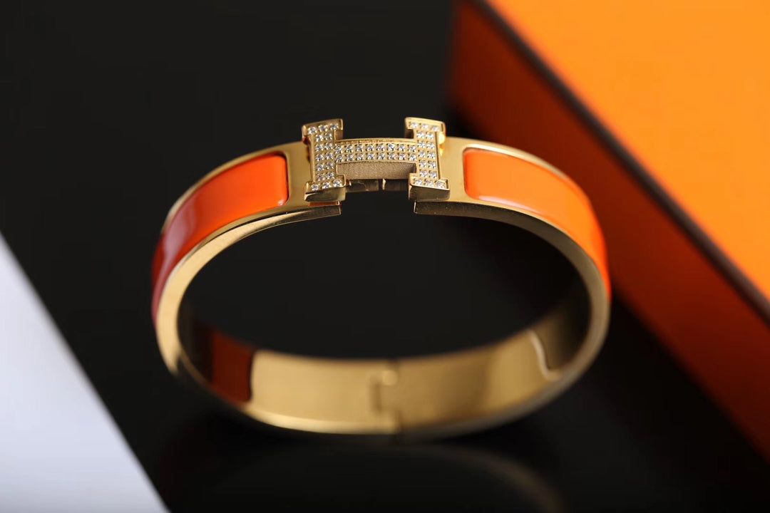 [⭐Veyra]H BRACELET GOLD DIAMOND
