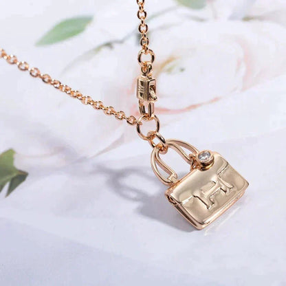 [⭐Veyra]AMULETTE PEDANT ROSE GOLD NECKLACE