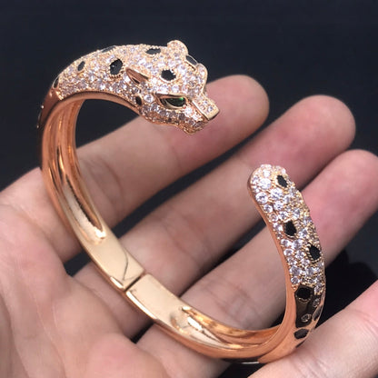[⭐Veyra]PANTHERE BIG BRACELET DIAMONDS