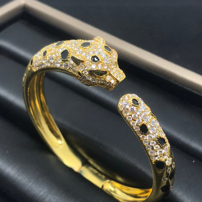 [⭐Veyra]PANTHERE BIG BRACELET DIAMONDS
