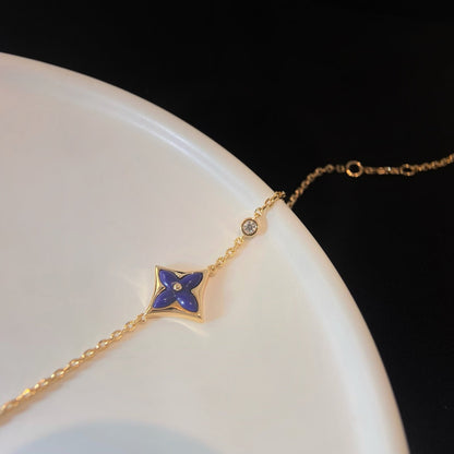 [⭐Veyra]COLOR STAR PINK GOLD DIAMOND BRACELET