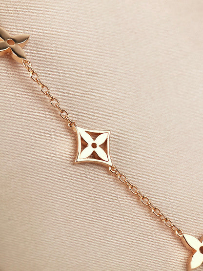 [⭐Veyra]STAR AND SUN 7 MOTIFS GOLD BRACELET