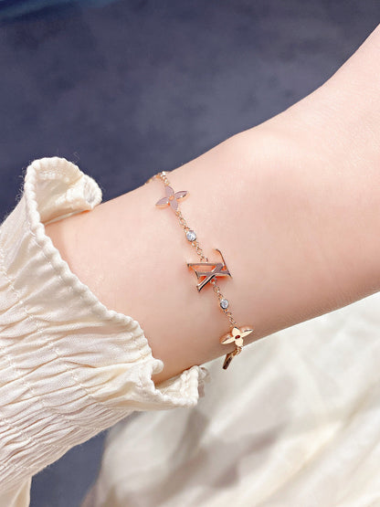 [⭐Veyra]STAR AND SUN 7 MOTIFS GOLD BRACELET
