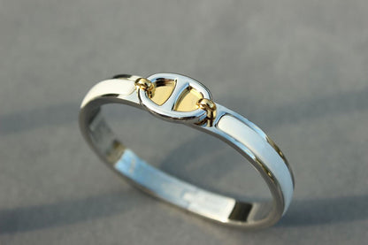 [⭐Veyra]CLIC CHAINE SILVER BRACELET