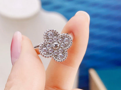 [⭐Veyra]CLOVER DIAMOND RING