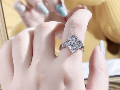 [⭐Veyra]CLOVER DIAMOND RING