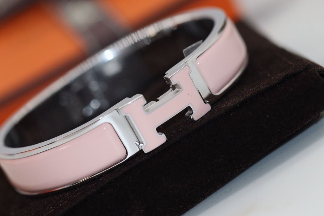 [⭐Veyra]H BRACELET 12MM PINK