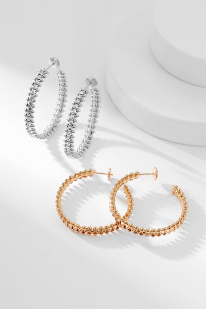 [⭐Veyra]CLASH HOOP EARRINGS