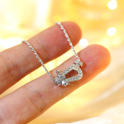 [⭐Veyra]FORCE 10 DIAMOND SILVER NECKLACE MINI MODEL