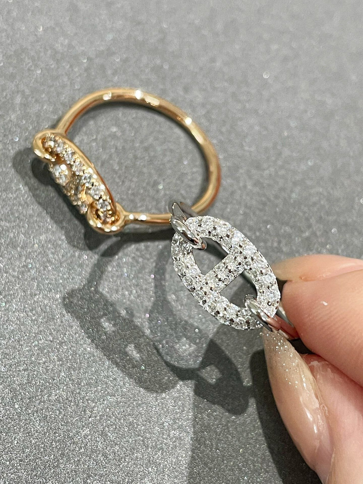 [⭐Veyra]RONDE SMALL DIAMOND RING