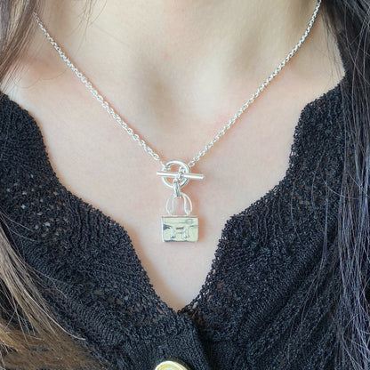 [⭐Veyra]CONSTANCE PEDANT SILVER NECKLACE