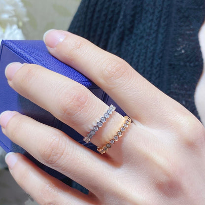 [⭐Veyra]BEE LOVE DIAMOND PAVED SMALL RING