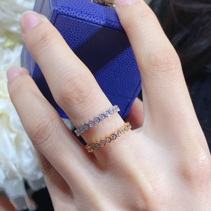 [⭐Veyra]BEE LOVE DIAMOND PAVED SMALL RING