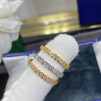 [⭐Veyra]BEE LOVE DIAMOND PAVED SMALL RING