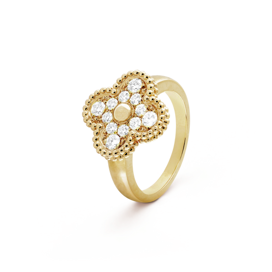[⭐Veyra]CLOVER DIAMOND RING
